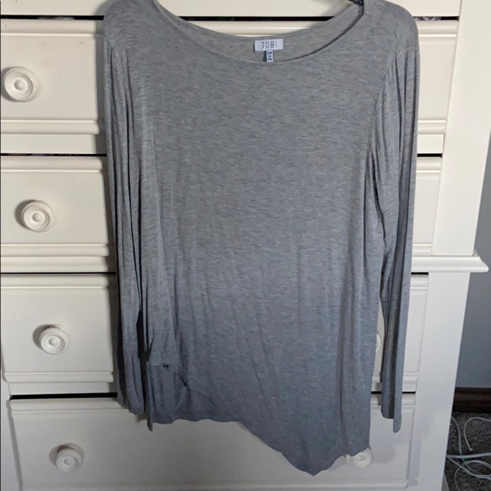 TOBI grey long sleeve